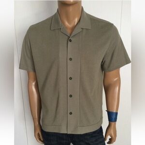 Rag & Bone Olive Green Mesh Shirt Size M